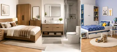 Bedroom, Bathroom and Kids Furniture suppliers in Hyderabad