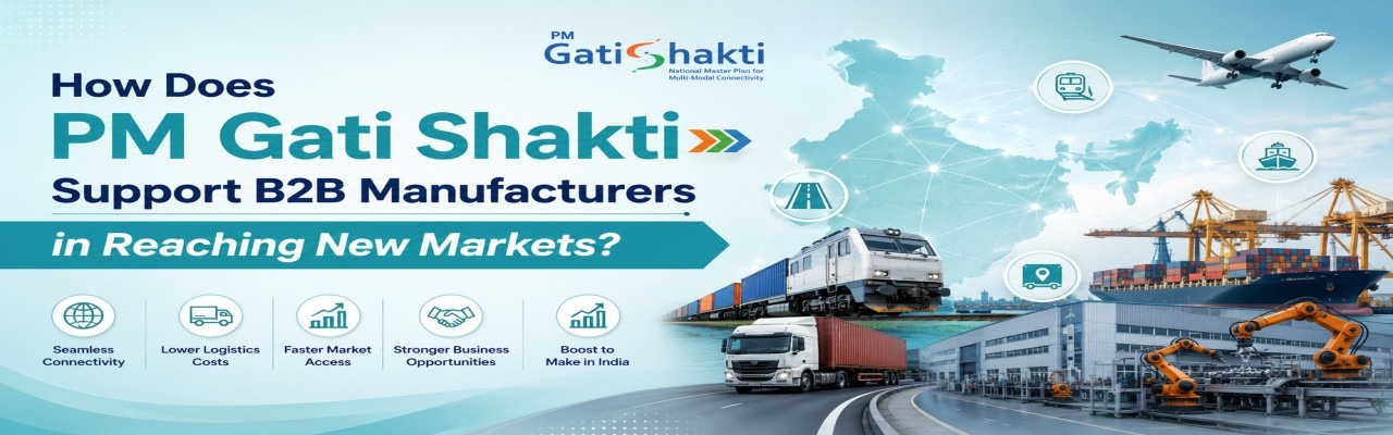 How PM Gati Shakti Supports B2B Manufacturers in India