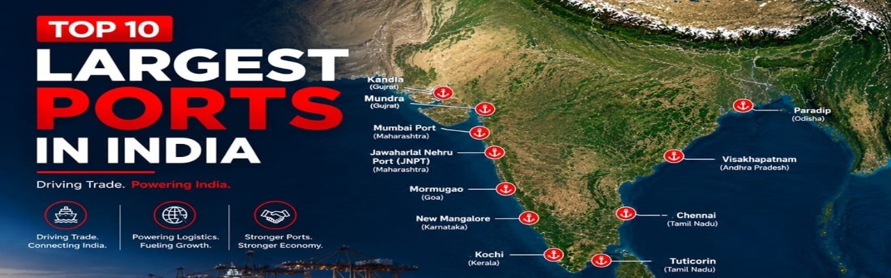 Top 10 Largest Ports in India