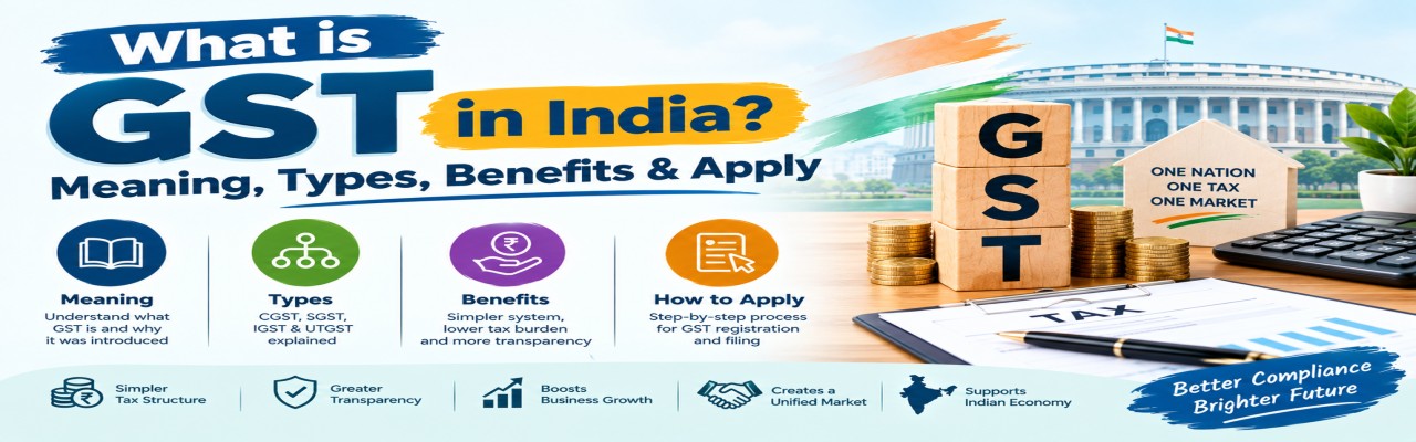 What is GST in India? Meaning, Types, Benefits & Apply