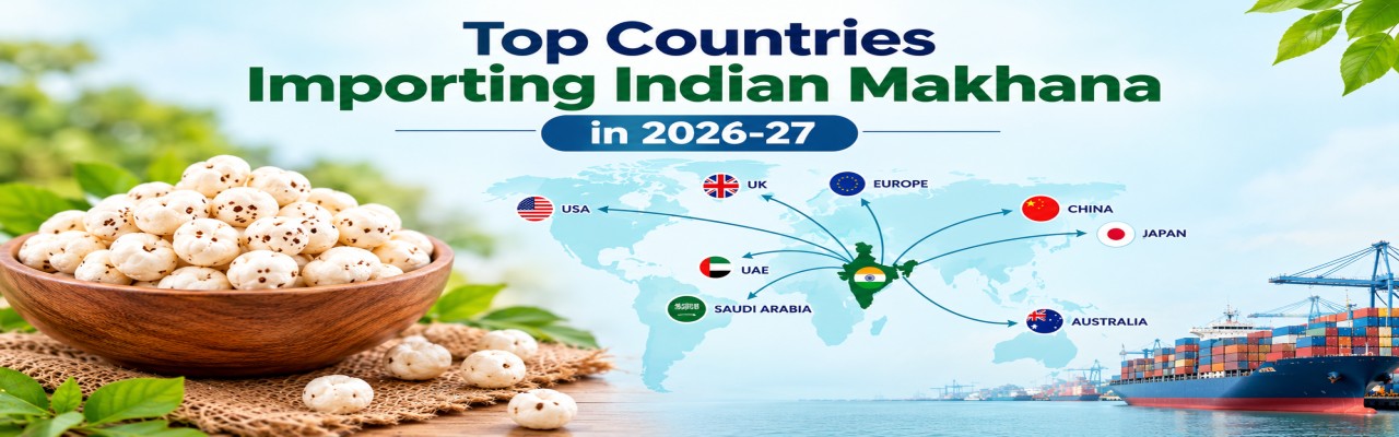 Top Countries Importing Indian Makhana in 2026-27