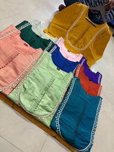 Ladies Designer Silk Kurti