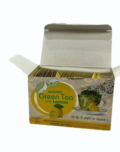 Lemon Herbal Organic Green Tea, Granules