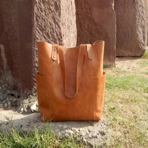 M B Exports Genuine Leather Shoulder Bag