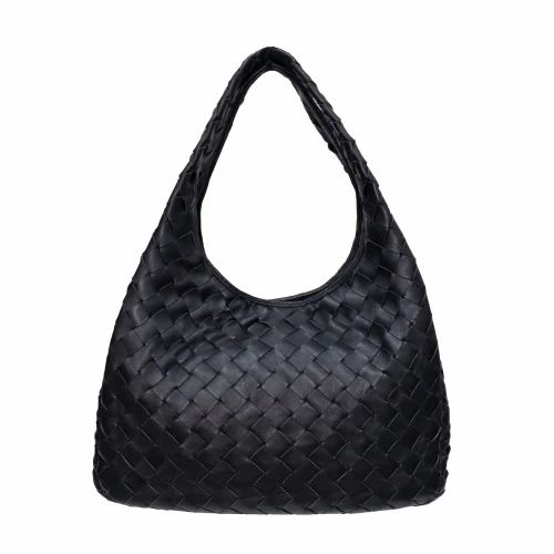 Genuine Leather Woven Hobo Bag Manufacturer, Premium Women's Leather Shoulder Bag