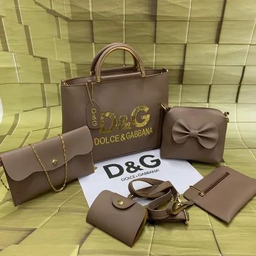 Polyurethane Plain Imported Handbags