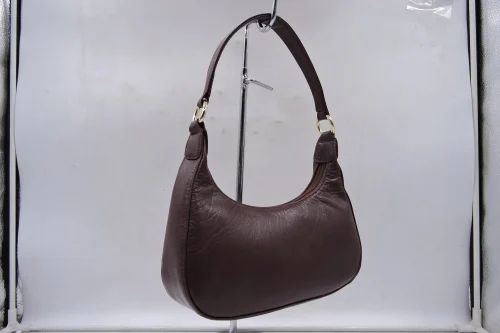 Leather Hobo Handbag