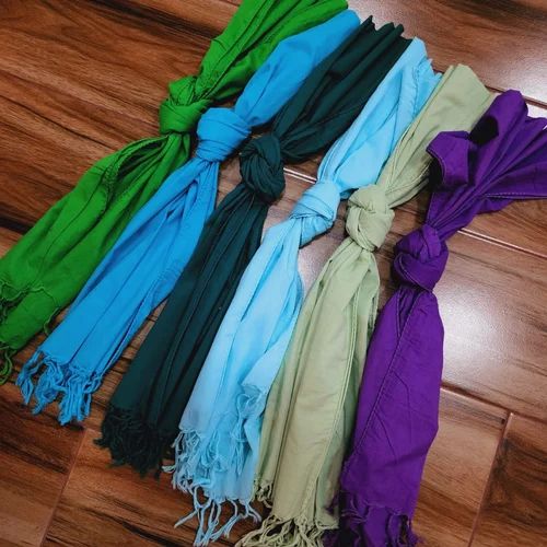 Plain Cotton Stole
