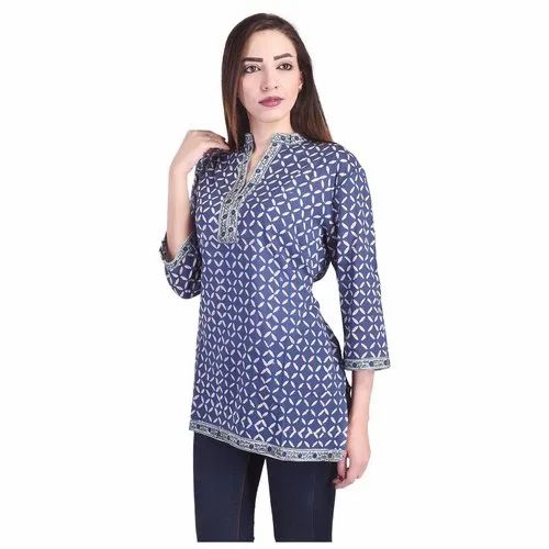 Cotton Full Sleeve Ladies Kurti