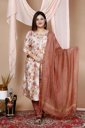 New Collection Alia Cut Kurtis Pant Dupatta with Handwork Modern Kurti Set for Women Festival