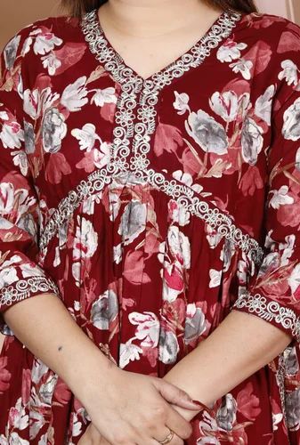 Indian Ethnic Wear Summer Special Fancy Kurtis with Bottom Pure Cambric Cotton Print kurtis and Pent