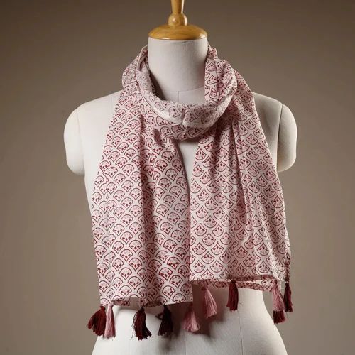 Cotton Hand Block Printed Stole