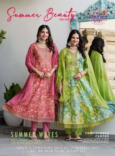 Stylish Cotton Anarkali Kurti, Size: XL
