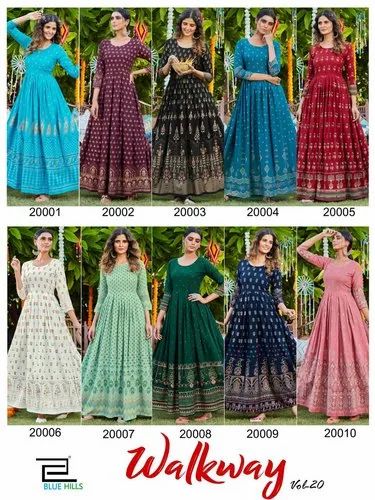 Designer Long Gown Kurti
