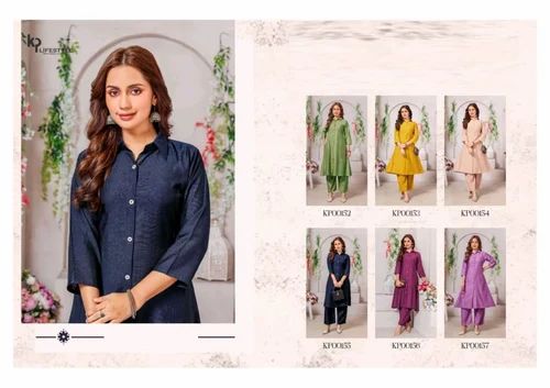 Rayon Full Sleeve Ladies Kurti