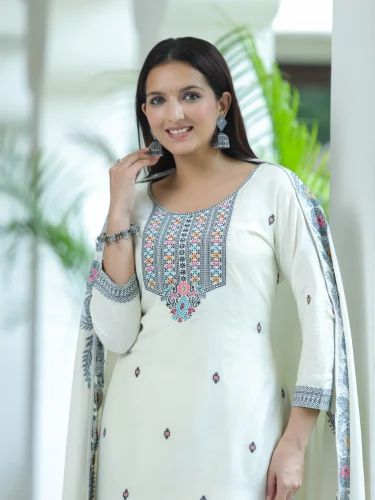 Silk Selfie Muslin Kurti