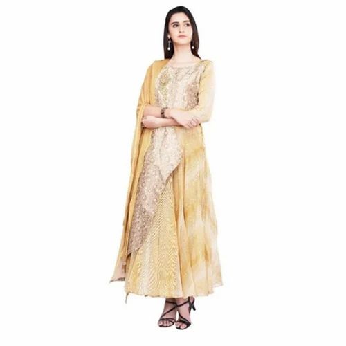 Stitched Embroidered Casual Kurti