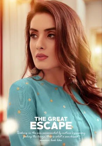 Silk Blossom By Vivils Fancy Kurti with Dupatta