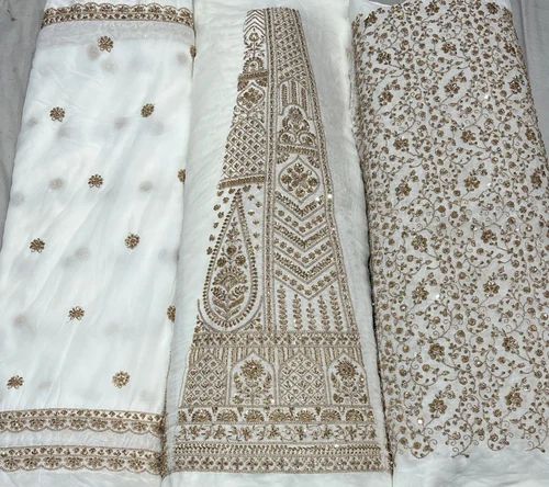 Embroidered pure Georgette kali, garments