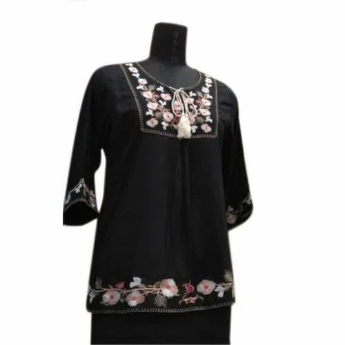 Ladies Designer Black Kurti
