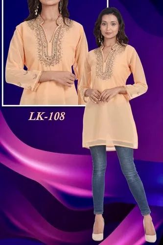 Silk Heavy Georgette Kurtis