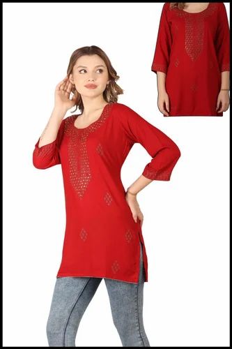 Swarovski Work Kurti