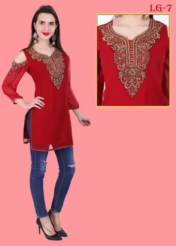 Georgette Stylish Indian Kurtis for Women