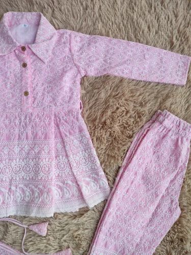 Cotton Chikan Dress