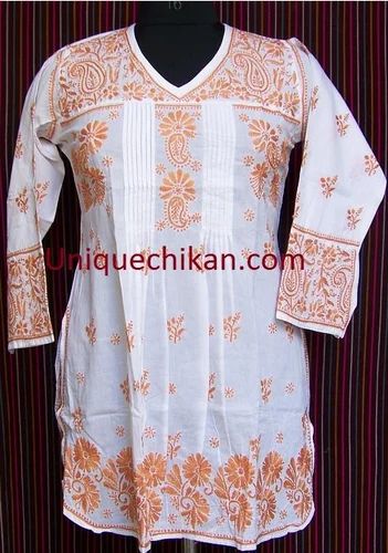 Chikan Cotton Kurtis