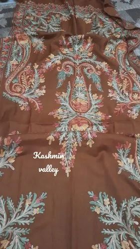 Wool Casual Wear Kashmiri Crewel Embroidered Stoles
