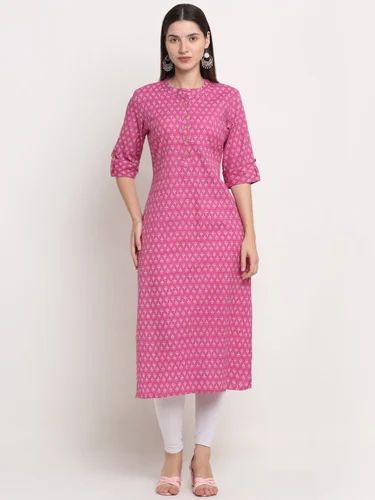 Half Sleeve Kurtis, Size: M, Wash Care: Handwash