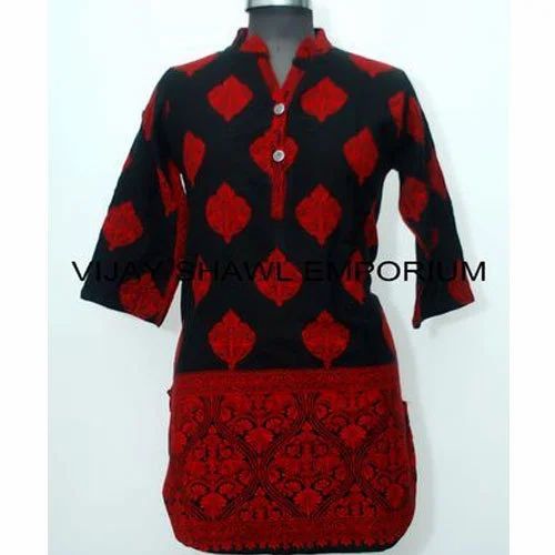 Party Wear Ladies Woolen Kurti