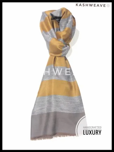 Cashmere Wool Stripes Stole