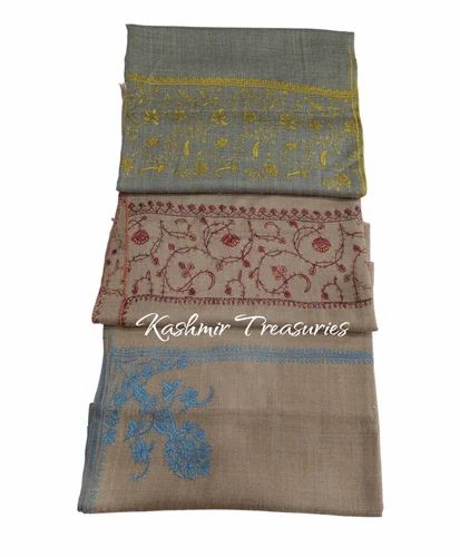 Multicolor Women's Cashmere embroidered stole
