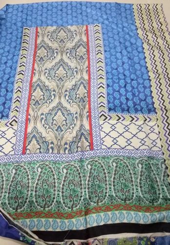 Raw Silk Kurti Digital Print Cut 2.75 Meter