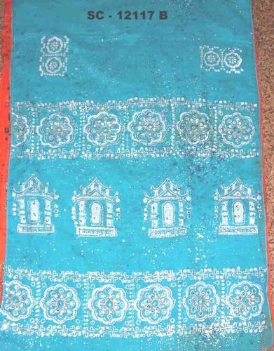Sam Inc Casual Wear Block Printed Cotton Stoles