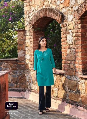 Linen Cotton Kurti