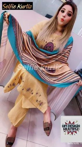 Straight Selfie Kurti