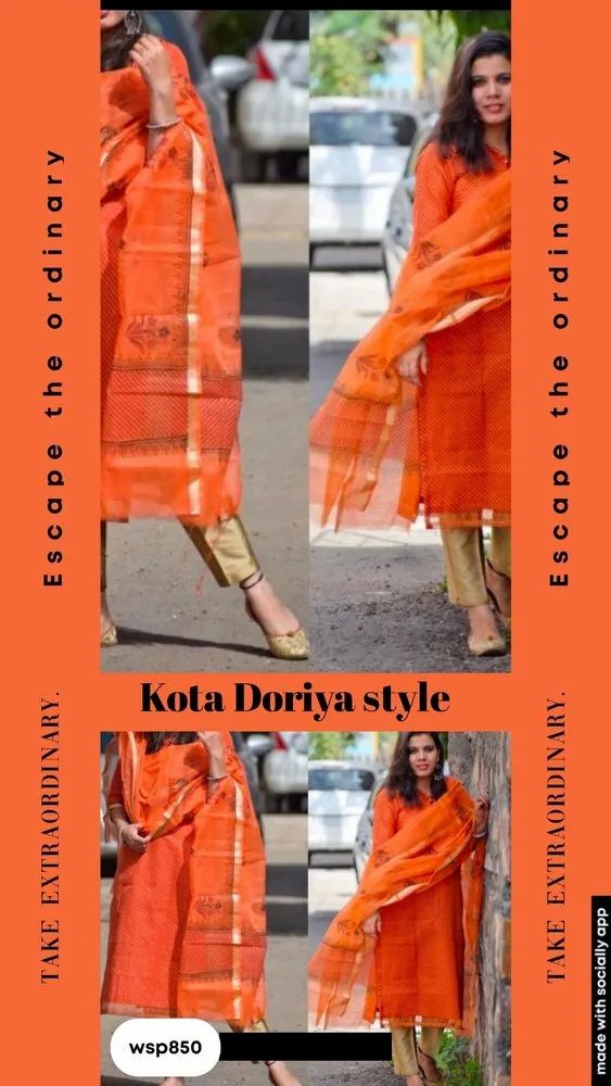 Kota Doria Kurti Catalogue