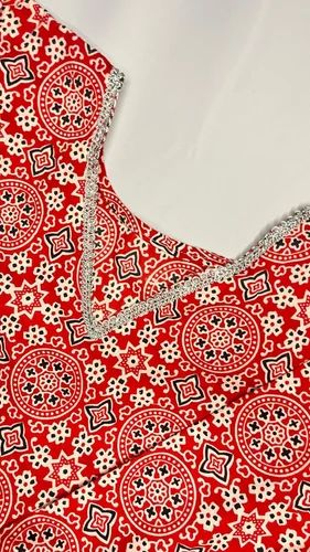 Full Sleeve Ethnic Ladies Kurtis, M