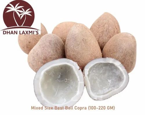 Mixed Size Best Ball Copra, Coconut Size: 220 Gm
