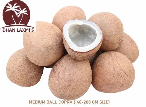 Medium Ball Coconut Copra, Coconut Size: 140 Gm