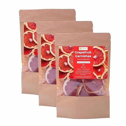 Pack Of 3 Grapefruit Slice Garnishes, Packaging Size: 50 gm Each Packet