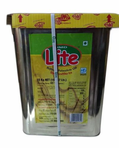 RBD Palm Olein Lite Refined Palmolein Oil, 15 kg