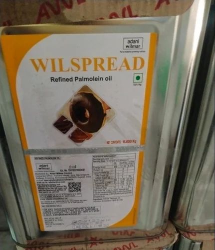 RBD Palm Olein ADANI WILSPREAD REFIED PALMOLIEN OIL, 15 kg