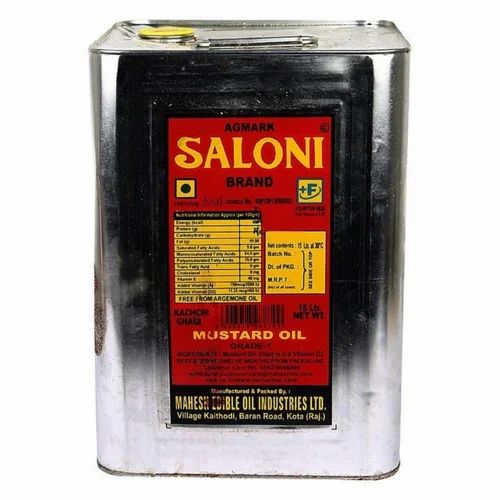 15 Liter Saloni Mustard Oil