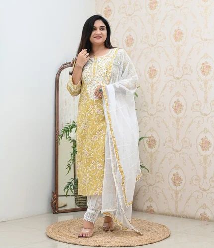 Cotton Casual Wear Kurti, Size: XL