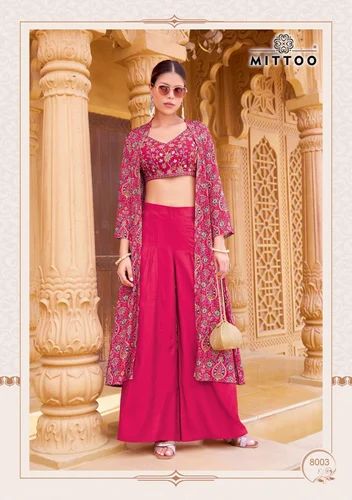 Roman silk with work : Thread & Handwork strag style