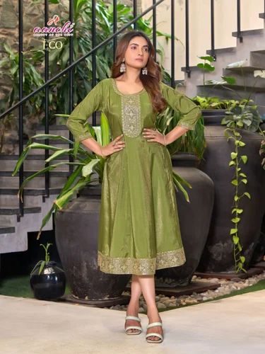 Flair Embroidery Kurti