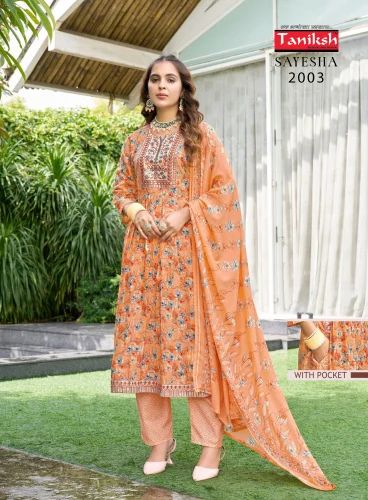 A-Line Ledish Designer Kurti, Cotton